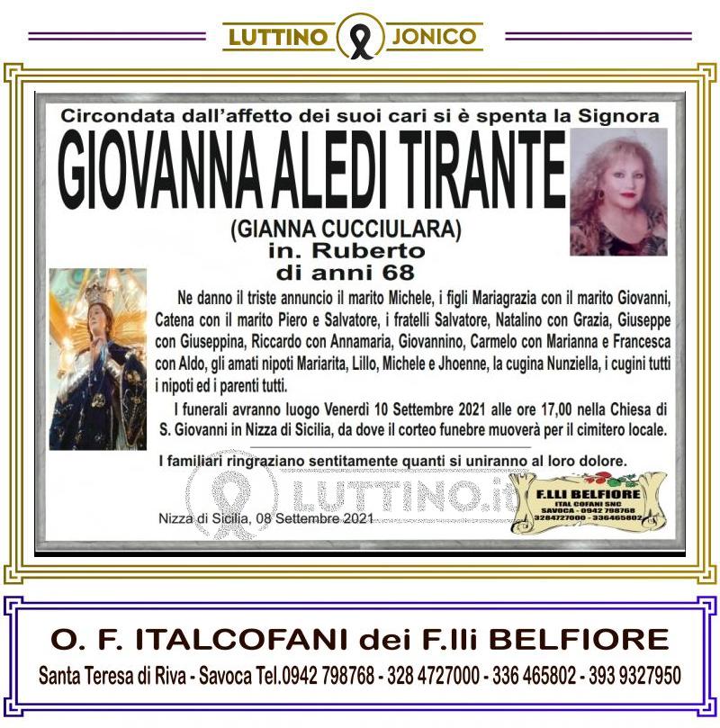 Giovanna Aledi  Tirante 